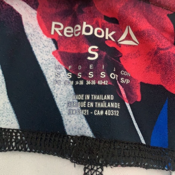 Reebok Dance City Garden Multicoloured Work Out Leggings - Picture 7 of 8